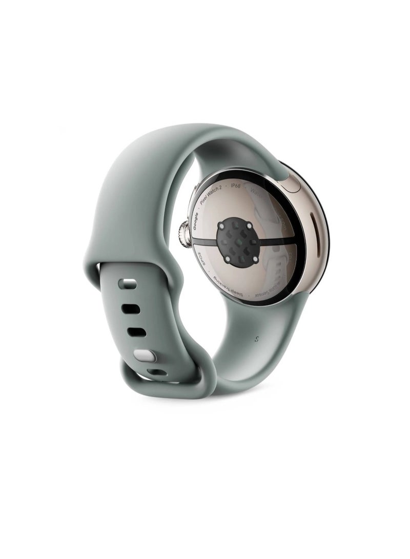 جوجل ساعة Pixel Watch 2 الذكية باللون الذهبي الشامبانيا مع شبكة Wi-Fi نشطة - Image 3