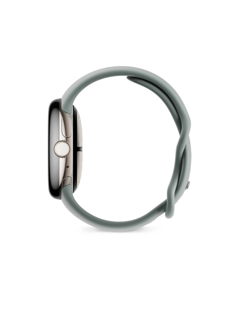 جوجل ساعة Pixel Watch 2 الذكية باللون الذهبي الشامبانيا مع شبكة Wi-Fi نشطة - Image 2