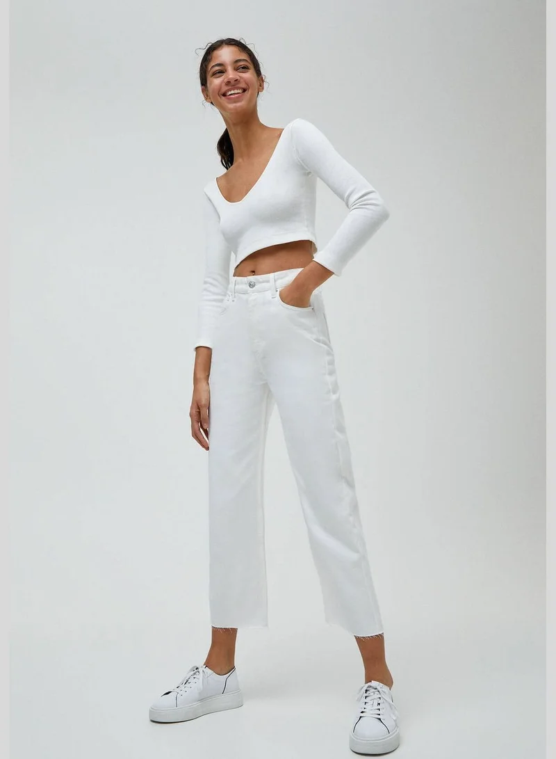 PULL&BEAR Basic culotte jeans