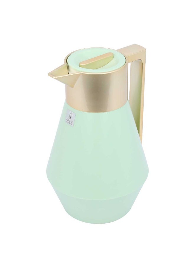 Everest Everest Thermos Lydia Light Green Gold Handle 1L 