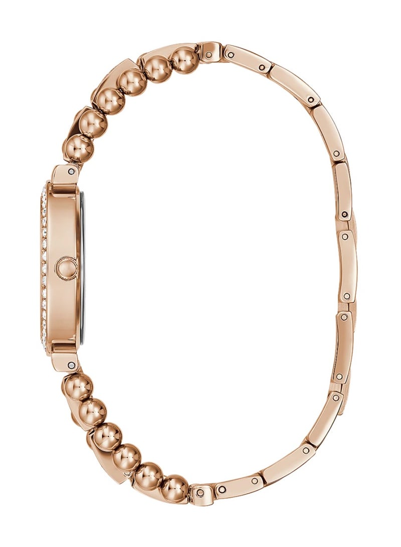 GUESS Ladies Analog Quartz Rose Gold Tone Watch GW0401L3 - 30mm - Image 2