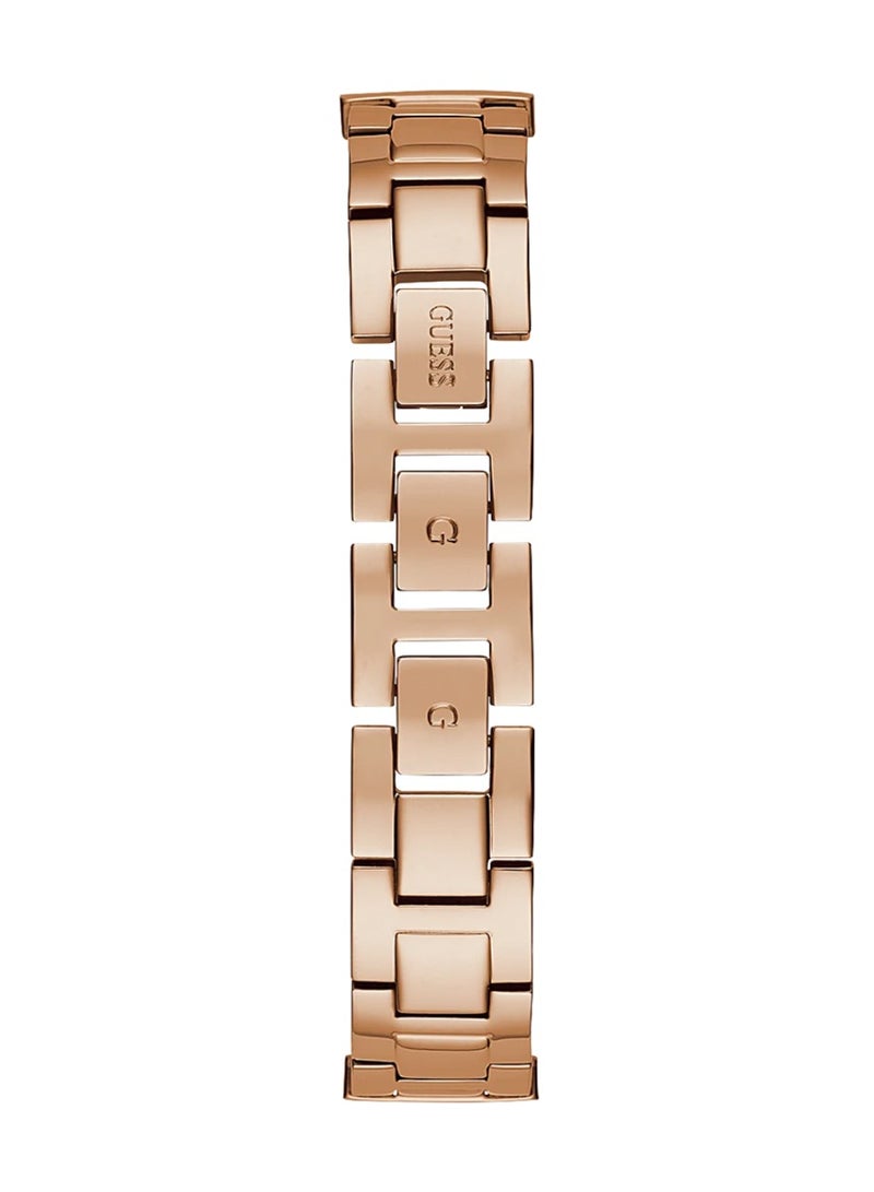 GUESS Ladies Analog Quartz Rose Gold Tone Watch GW0401L3 - 30mm - Image 3