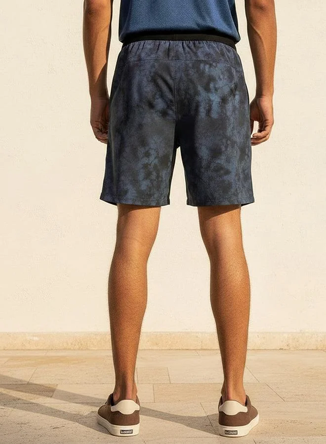 Splash Active  Men 2-Way Stretch Printed Shorts for Men | Best Price UAE