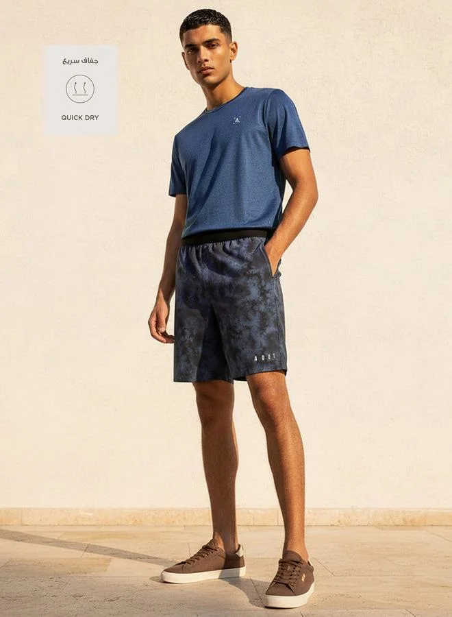 Splash Active  Men 2-Way Stretch Printed Shorts for Men | Best Price UAE