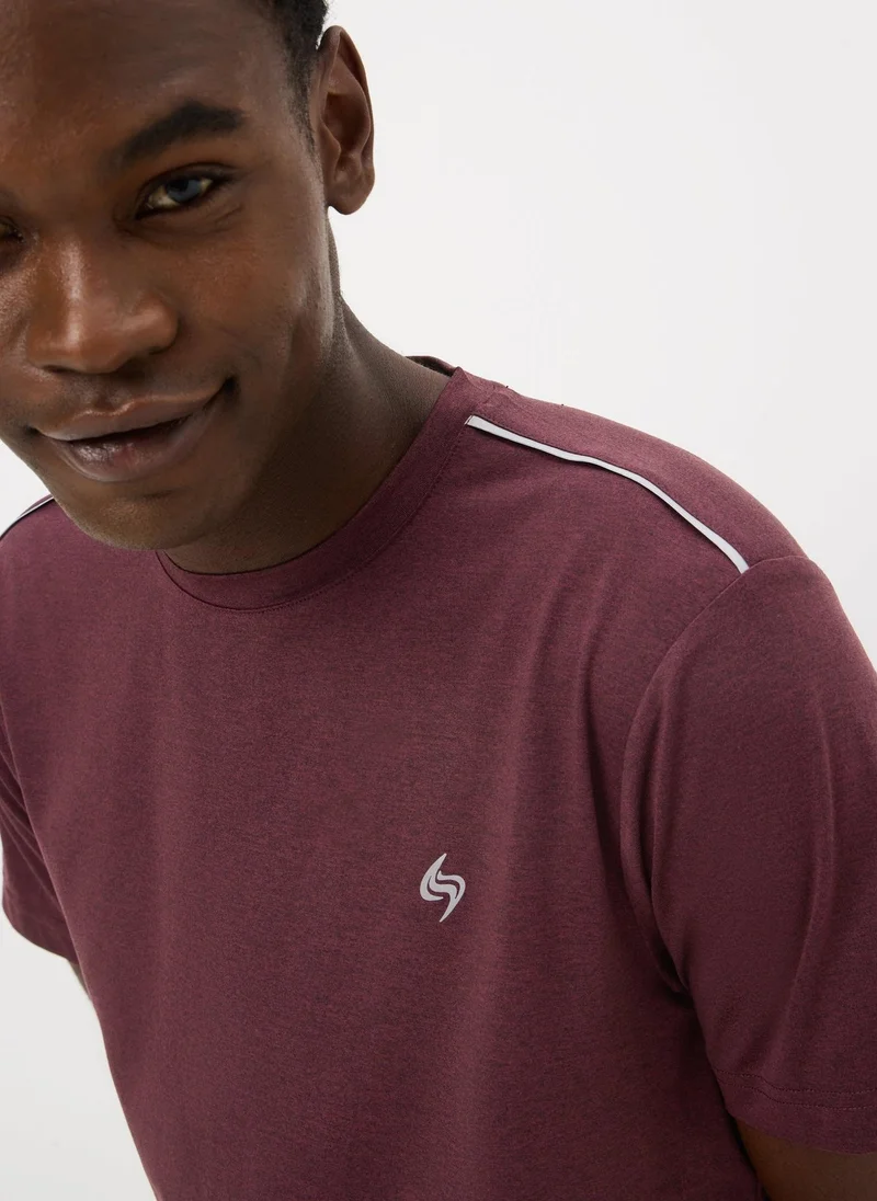 Matalan Burgundy Interest T-Shirt
