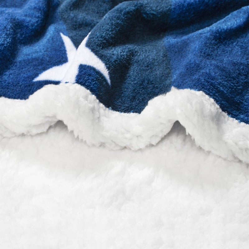 Tirrinia Tirrinia Fluttering US Flag Blanket Patriotic Sherpa Throw American Flag Blanket  Super Cozy Fleece Plush Bed Throw TV Blankets Reversible for Bed or Couch 4th of July  - Image 4