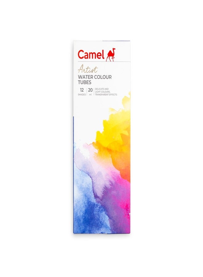 Camel Artist's Water Color - 20ml Each, 12 Shades - Image 1