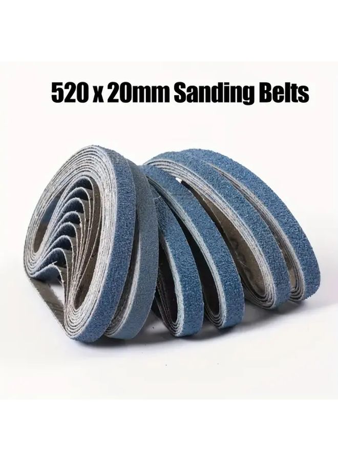 15pcs 60 Grits Zirconia Sanding Belts 20mm x 520mm For Belt Sander Table Grinder - Image 2