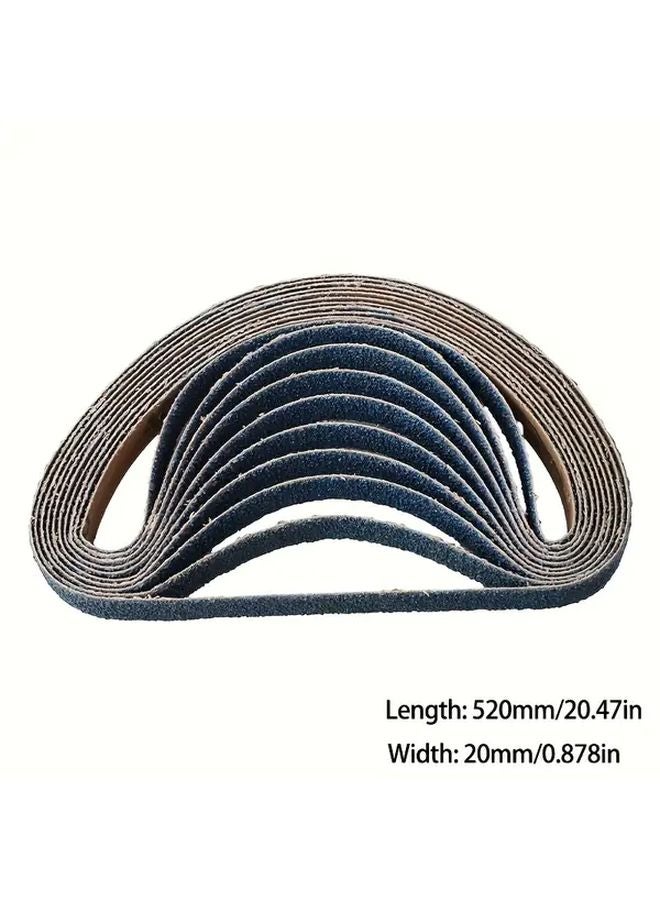 15pcs 60 Grits Zirconia Sanding Belts 20mm x 520mm For Belt Sander Table Grinder - Image 4