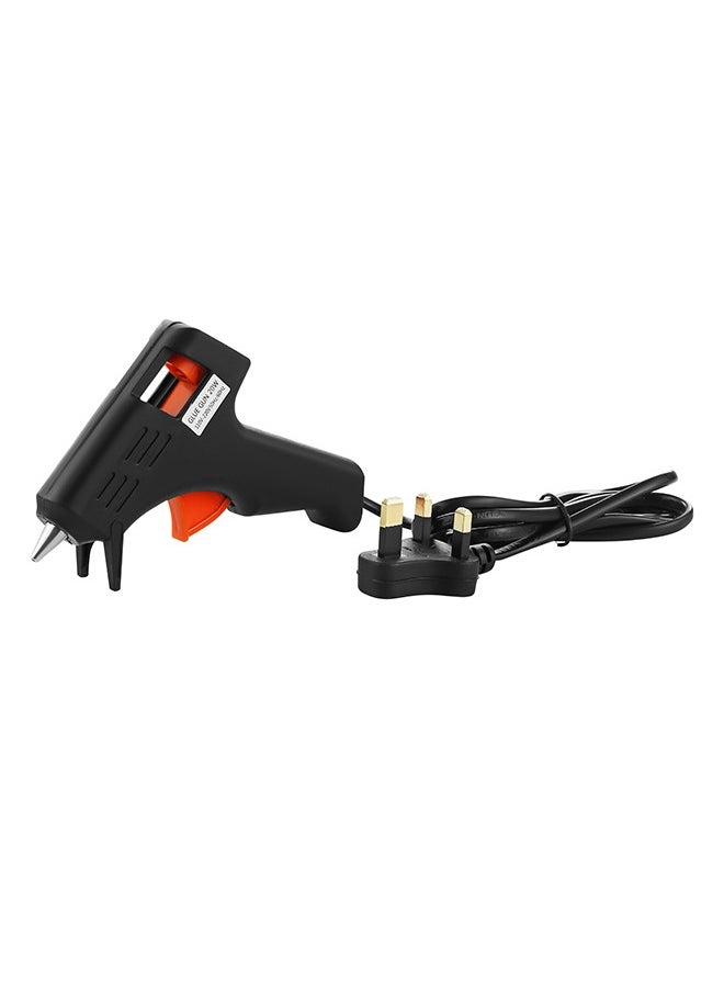 LAWAZIM - Glue Gun 20W - Black | Hot Melt Glue Gun With Glues Stick Industrial Craft Thermo Electric Heat Temperature Tool For DIY Jewelry Making - Image 1