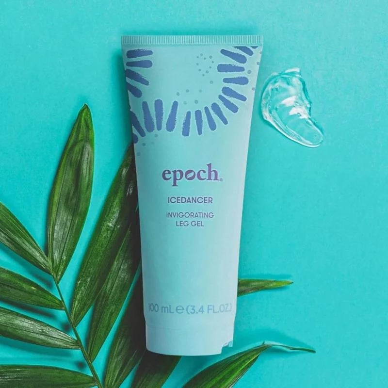 Nu Skin Epoch Ice Dancer  Invigorating Leg Gel  Natural Wild Mint Horse Chestnut and Refreshing Oils  AlcoholFree Ache Gel  Soothes Cools and Revives Tired Legs Health Support 100ml - Image 3