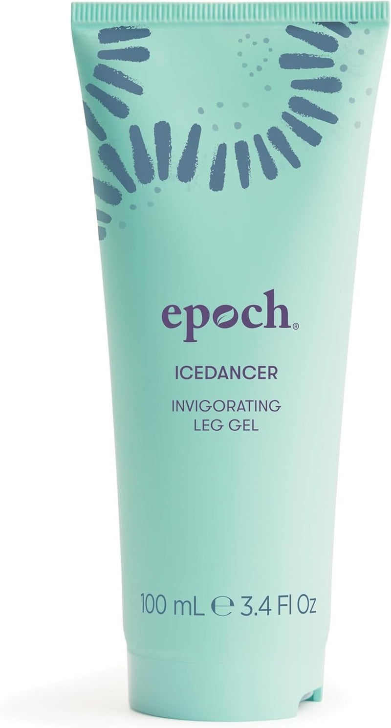 Nu Skin Epoch Ice Dancer  Invigorating Leg Gel  Natural Wild Mint Horse Chestnut and Refreshing Oils  AlcoholFree Ache Gel  Soothes Cools and Revives Tired Legs Health Support 100ml - Image 1