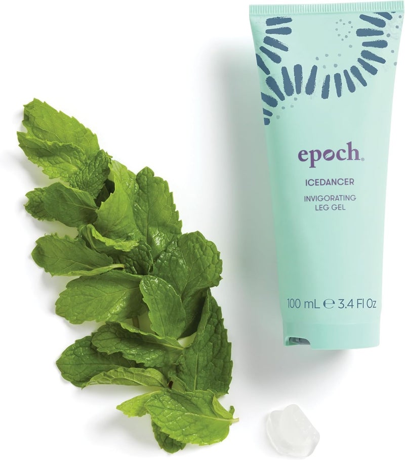 Nu Skin Epoch Ice Dancer  Invigorating Leg Gel  Natural Wild Mint Horse Chestnut and Refreshing Oils  AlcoholFree Ache Gel  Soothes Cools and Revives Tired Legs Health Support 100ml - Image 2