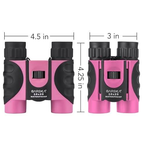 Barska AB12418 10x25 Waterproof Binocular, Pink, 10x25mm - Image 2