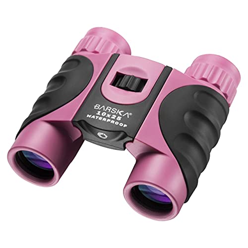 Barska AB12418 10x25 Waterproof Binocular, Pink, 10x25mm - Image 1