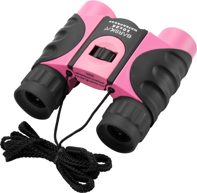 Barska AB12418 10x25 Waterproof Binocular, Pink, 10x25mm - Image 3