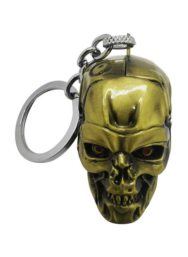NIBEMINENT Hollow Out Skull Keychain