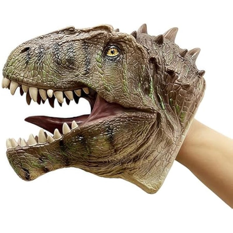 Giganotosaurus Dinosaur Hand Puppet, Realistic Dinosaur Scary Toys, Great Party Supplies, Boys Birthday Gift, Collection, Cake Topper and Room Decoration for Kids 3 Years Old and Up - Image 2