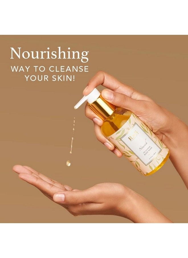 RAS LUXURY OILS - Nourish Hydrating & Purifying Body Washmoroccan Argan Oil & Vanilla; Purifies & Hydrates; Oil To Foam Body Wash; For Men & Women; 200Ml - Image 1