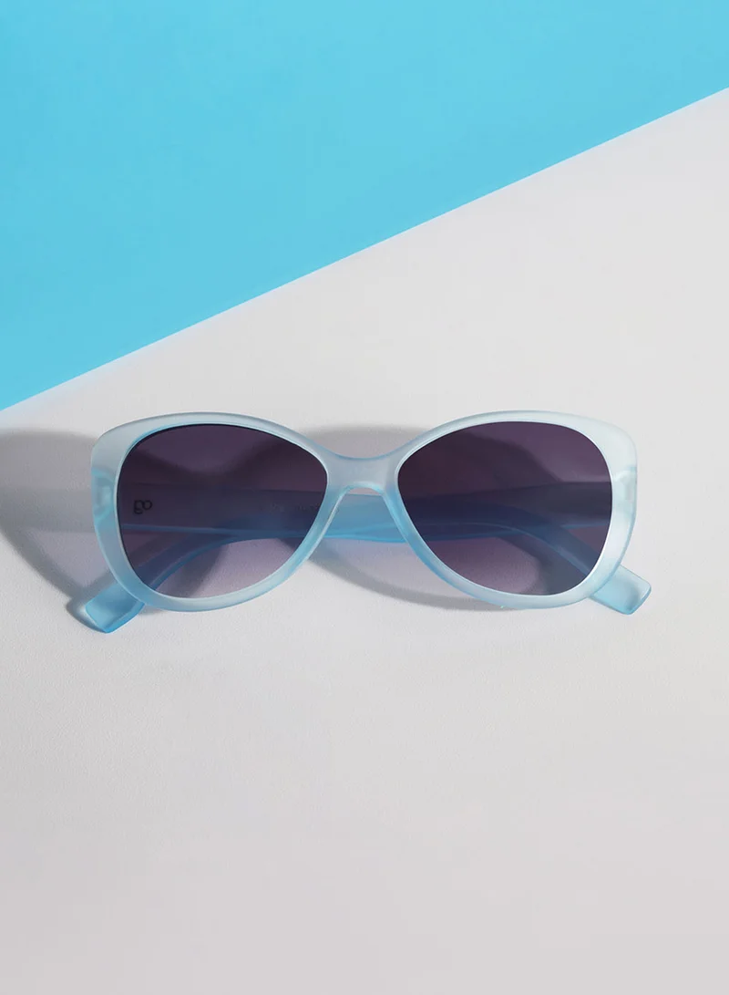 Woggles Skyray Blue Aviator Kids Sunglasses