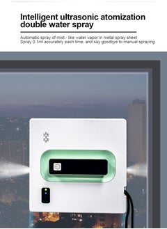 ET-LIFE Window Cleaner Robot 6.8cm Ultra-Thin, Intelligent Obstacle Avoidance, Automatic Window Vacuum Cleaner for Large Mirror, Tile Wall, Glass Wall, Remote & App Control, Light & Compact  - Image 5