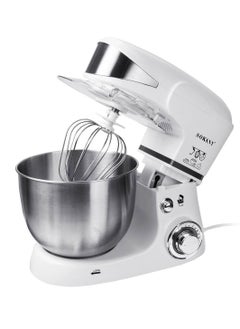 sokany Stand Mixer, 5 liters, 1000 watts, Multi-function Kitchen Machine, with Lid Splash-Proof SC-206 White  - Image 1