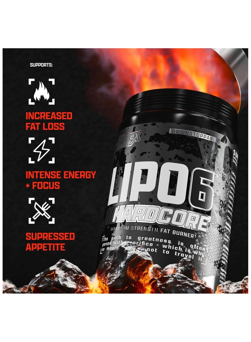 Nutrex Research Nutrex, Lipo 6 Hardcore, Fat Burner, 60 Caps, 60 Servings  - Image 2