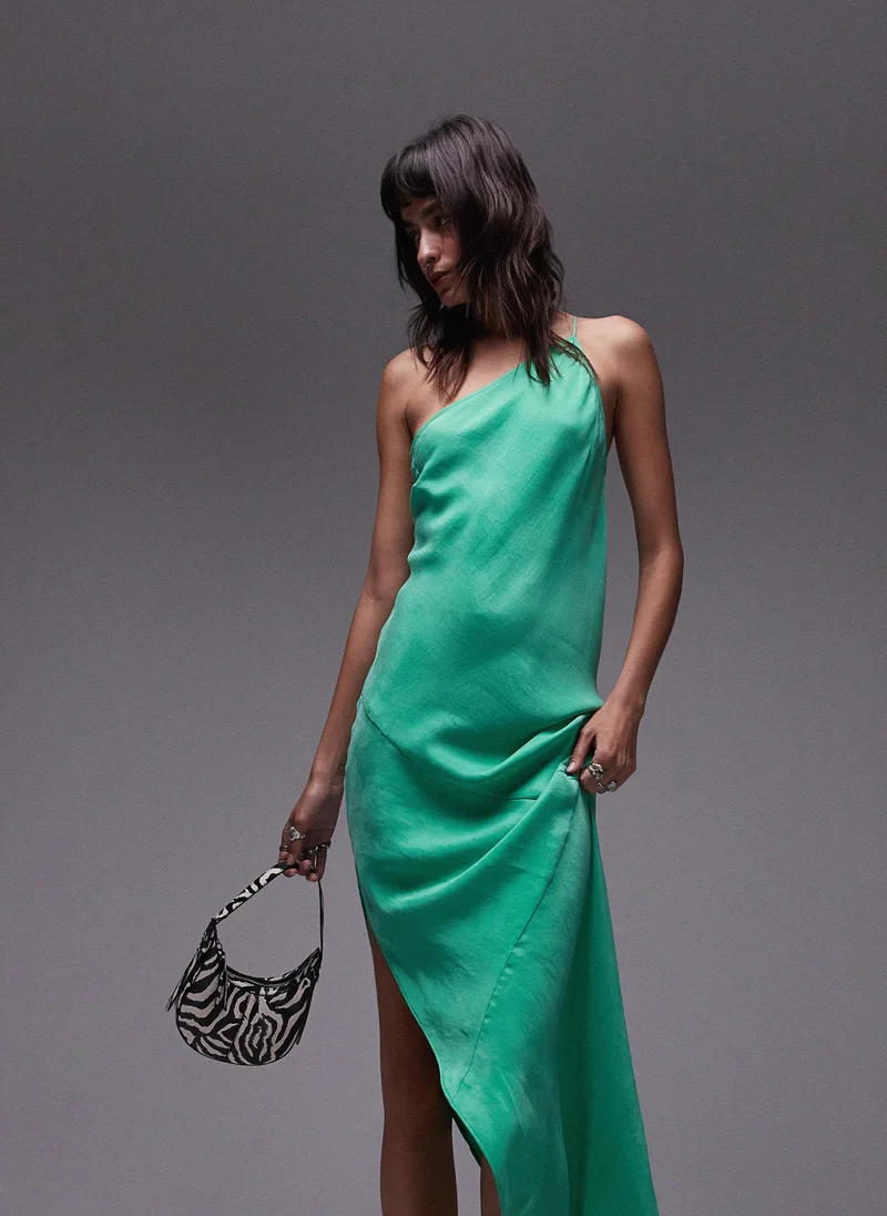 TOPSHOP One Shoulder Cut Away Dress