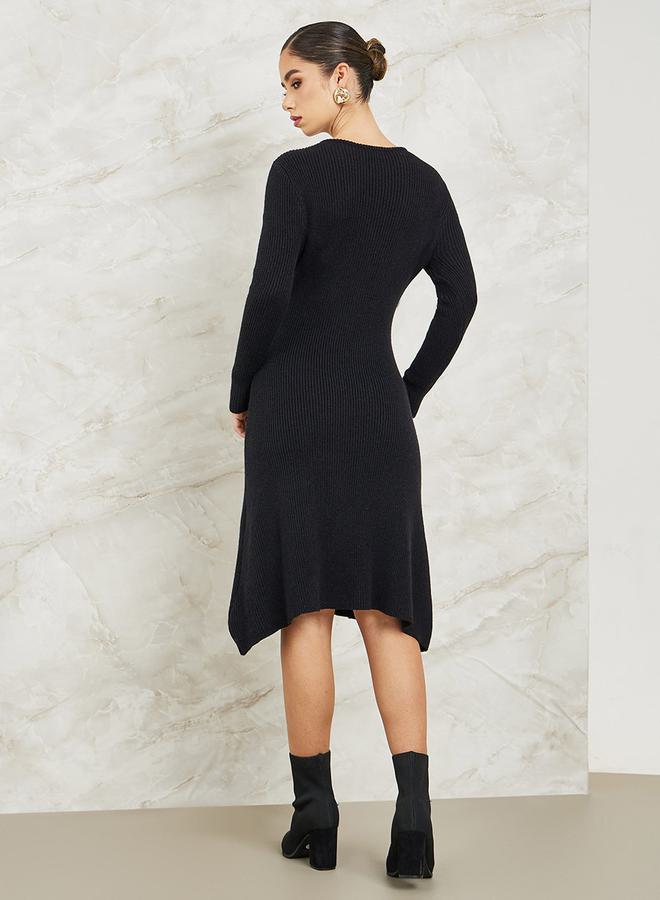 Styli Cutout Knit Dress  - Image 4