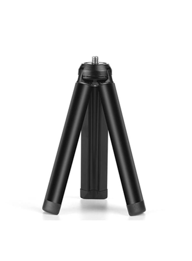 Leshareselect Metal Mini Tripod Camera Tripod for Smooth 4, Osmo Mobile 2 3 4, Gimbal Handle Grip Stabilizer, Black, Aluminum Alloy, 11.5cm - Image 1