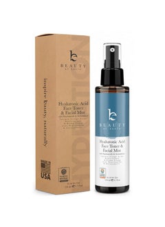 Beauty by Earth Face Toner Hyaluronic Acid Facial Spray, Facial Toner & Skin Toner, Aloe & Witch Hazel Toner For Face Spray, Face Toner For Women & Men, Hydrating Toner For Oily Skin & Dry Skin, Light Astringent  - Image 2
