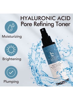 Beauty by Earth Face Toner Hyaluronic Acid Facial Spray, Facial Toner & Skin Toner, Aloe & Witch Hazel Toner For Face Spray, Face Toner For Women & Men, Hydrating Toner For Oily Skin & Dry Skin, Light Astringent  - Image 5