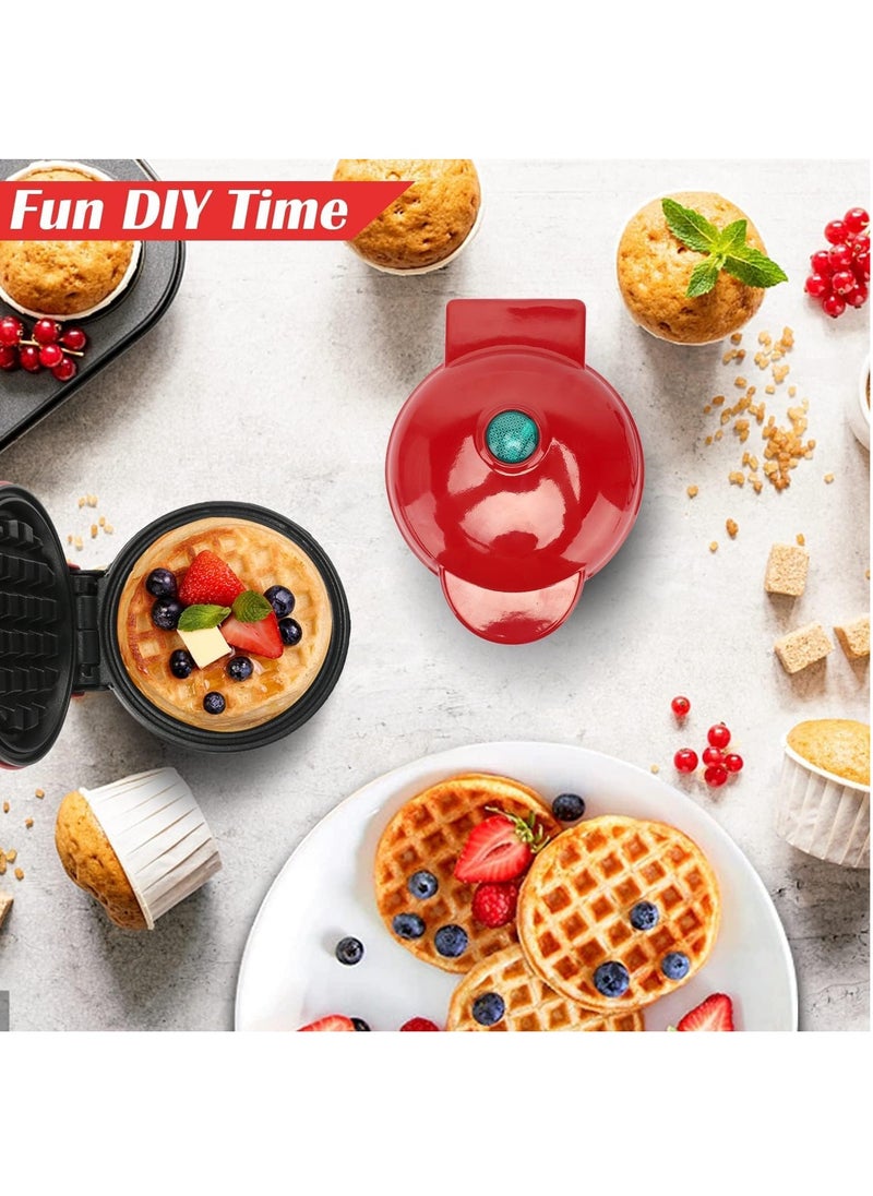 MileMelo - Mini Waffle Maker Machine 3 In 1 Waffle Iron Home Appliances Kitchen Gift Easy To Clean, Non-Stick Surfaces, Perfect For Breakfast, Dessert, Sandwich, Pan Cakes, Paninis/Other Snacks - Image 1