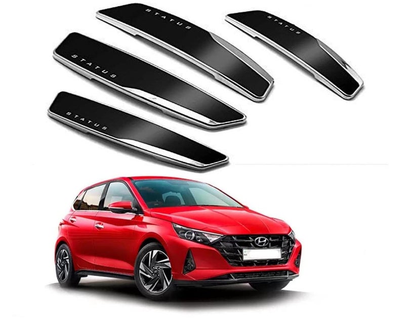 Auto E-Shopping Status Car Door Guard Edge Protector Black Color for I-20 Elite 2020 Set of 4 Pieces - Image 5