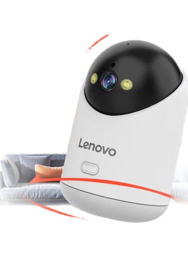 Lenovo Lenovo 8 Million Pixel 4K Ultra Hd Surveillance Home Ai Camera, Wireless Wifi Network Night Vision Monitor, 360-Degree Coverage With Night Vision Panoramic Ptz, Home Mobile Remote Access - Image 1