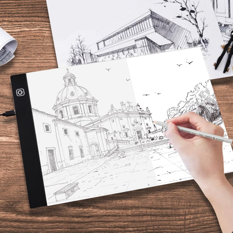 Crehatos 8.5" x 11" Tracing Paper, Translucent Tracing Pad, 100 Sheets 38lb/60gsm Vellum Art Paper - Image 2