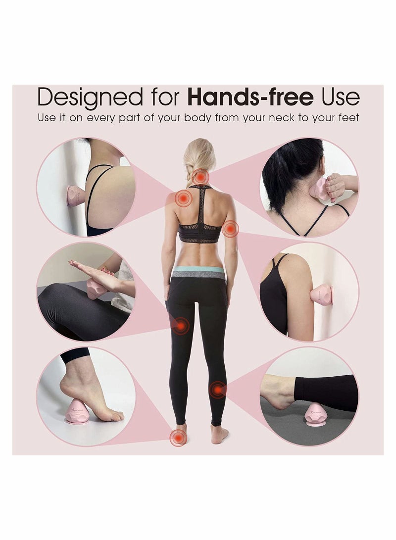 SYOSI أداة العلاج بالتدليك القابلة للتركيب، نقطة إطلاق الكرة الليفية العضلية لتخفيف آلام العضلات والتوتر والأنسجة العميقة - Image 4