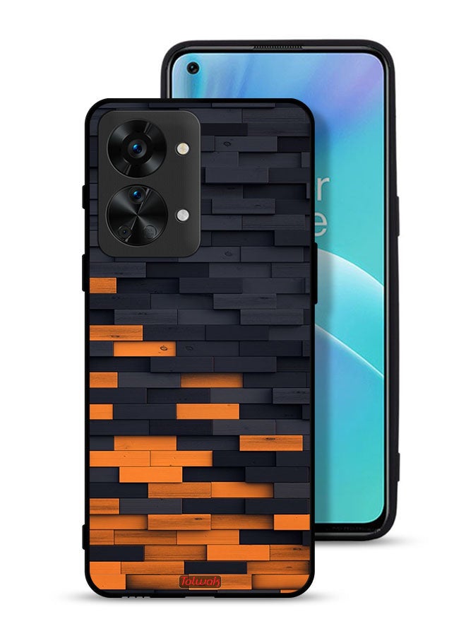 Tolwak OnePlus Nord 2T 5G Protective Case Cover Wooden Wall - Image 1