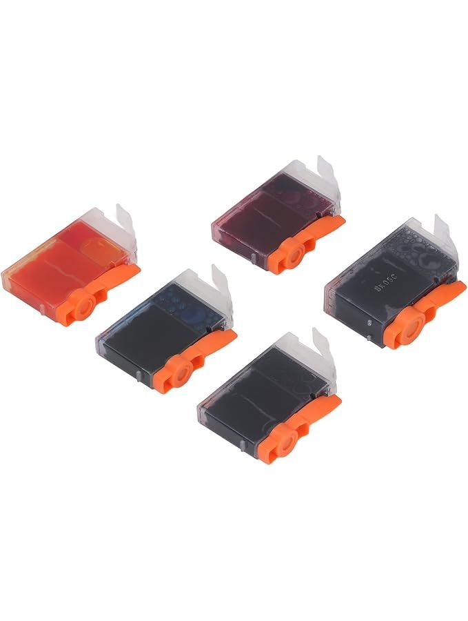 Refillable Ink Cartridges 5 Colors Compatible For PIXMA IP4200 IP4300 IP4500 Printers - Image 1