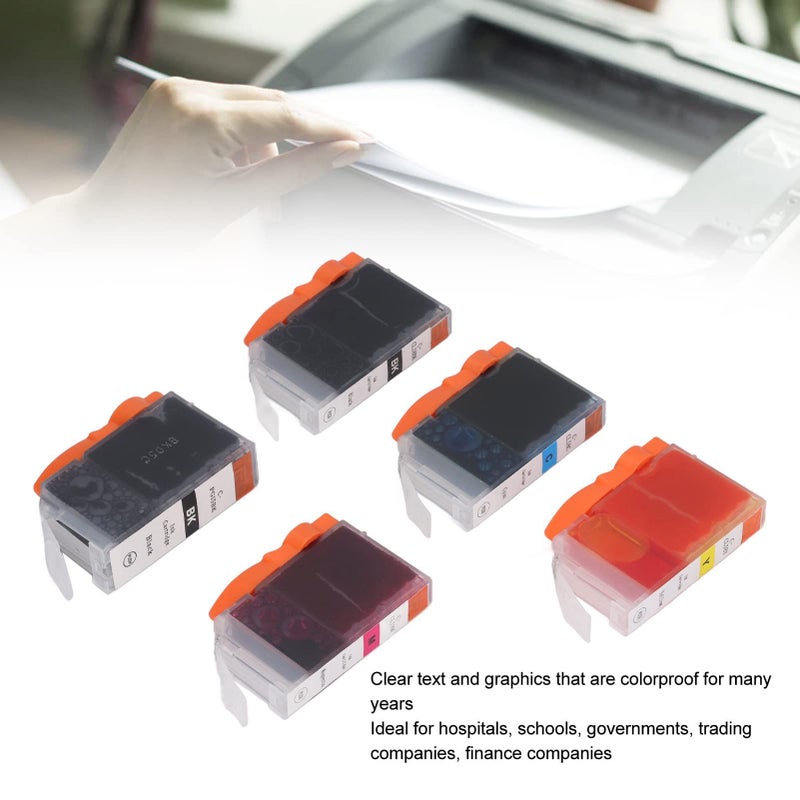 Refillable Ink Cartridges 5 Colors Compatible For PIXMA IP4200 IP4300 IP4500 Printers - Image 3