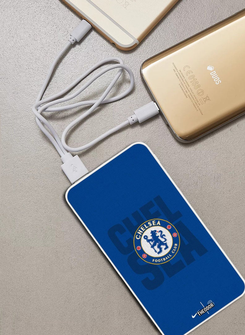 Theodor 10,000 mAh Super Fast Charging Ultra Compact Power Bank with Quick Charge & Power Delivery, Portable Charger For iPhone and Android Chelsea  - Image 2