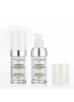 TLM Color Changing Foundation Liquid Base Makeup Change To Your Skin Tone By Just Blending Change Skin Color Foundation 30ml