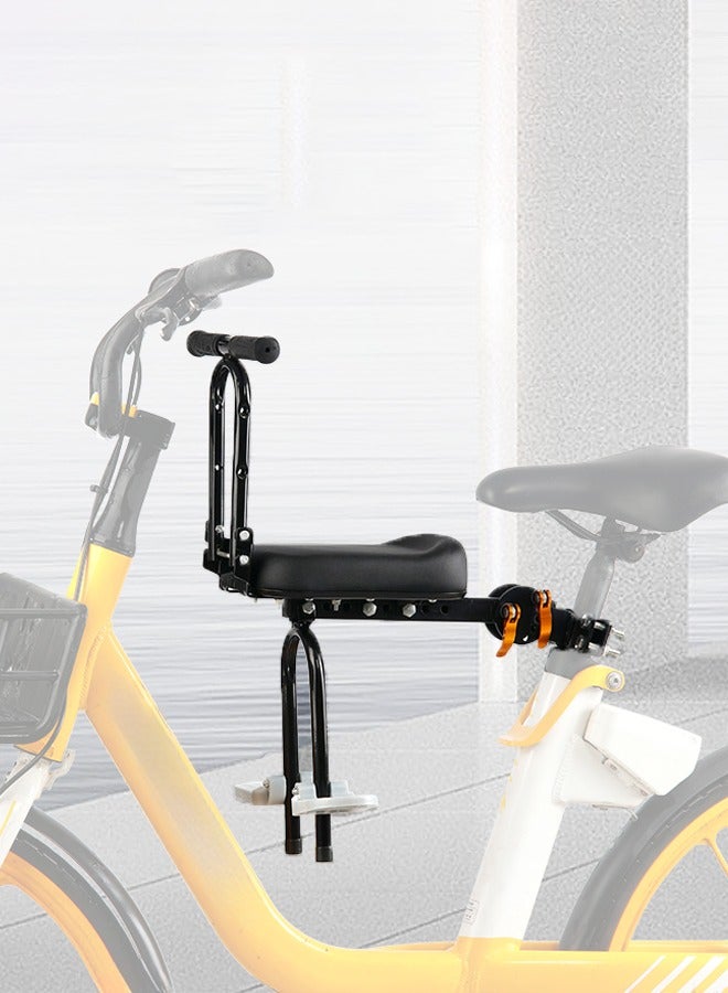 Generic Universal Fit Foldable Child Bike Seat - Detachable Handlebars & Footrests, 55kg Capacity  - Image 1