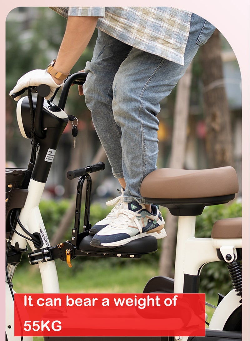 Generic Universal Fit Foldable Child Bike Seat - Detachable Handlebars & Footrests, 55kg Capacity  - Image 4