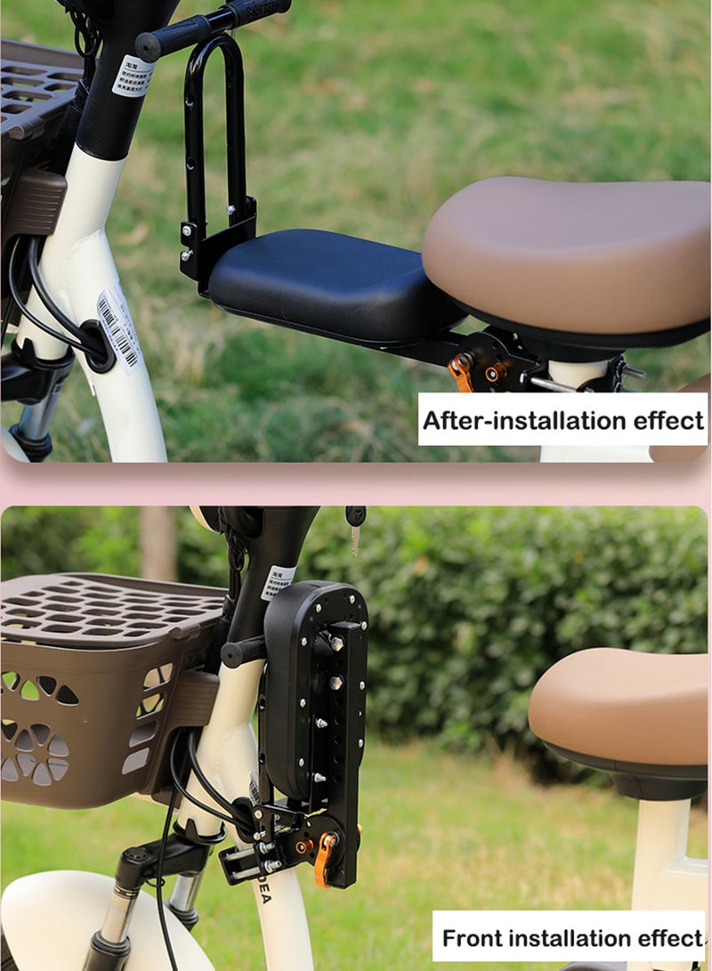 Generic Universal Fit Foldable Child Bike Seat - Detachable Handlebars & Footrests, 55kg Capacity  - Image 5