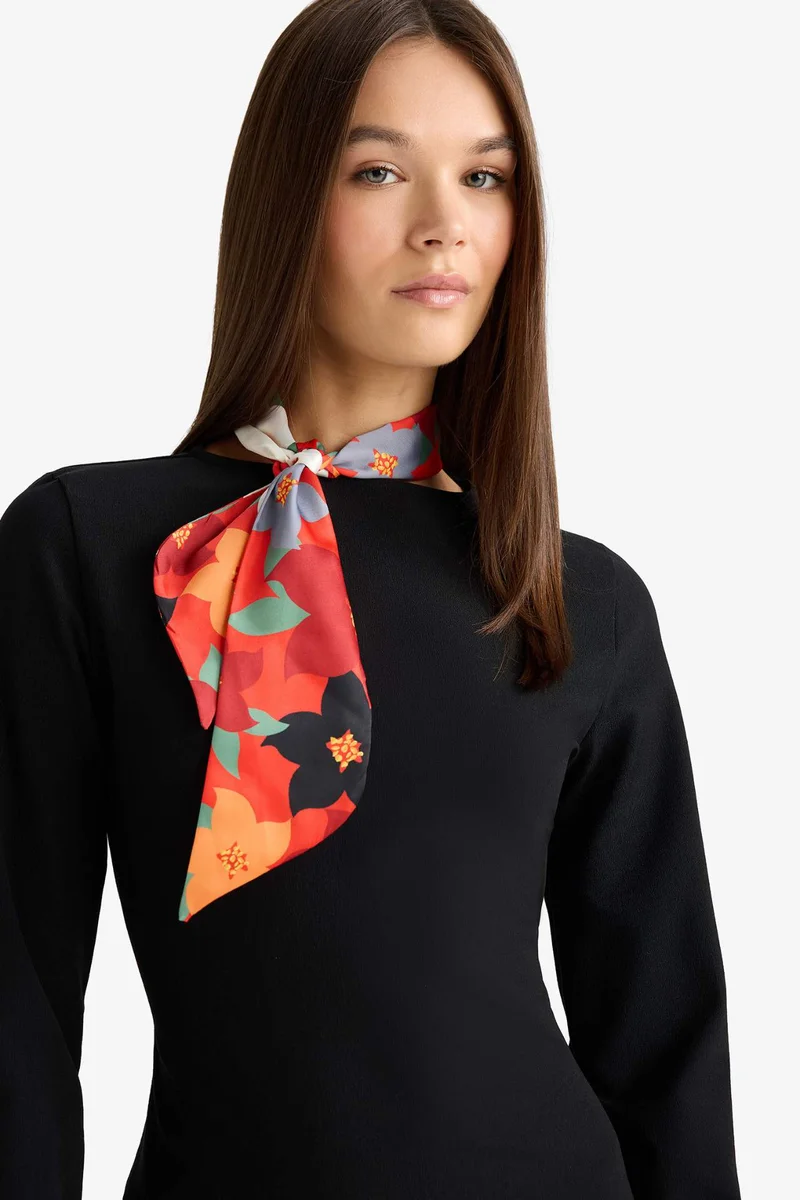 Defacto  Woman Patterned 2 Piece Scarf for Women | Best Price UAE