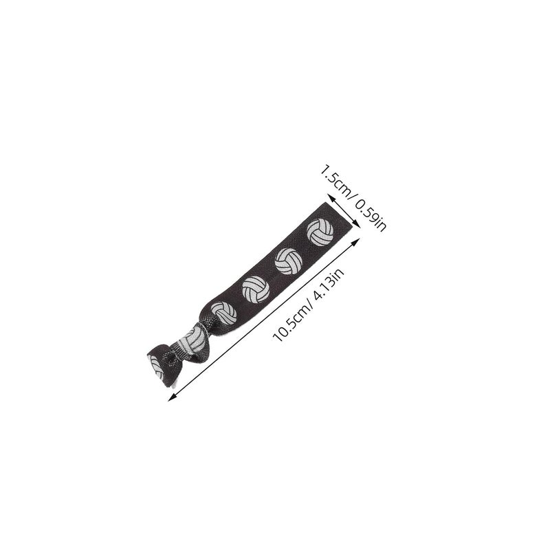 20pcs Volleyball Elastic Hair Ties for Sports Ponytail Holders for Thick and Long Hair for Women and Suitable for Volleyball and Athletic Activities - Image 2