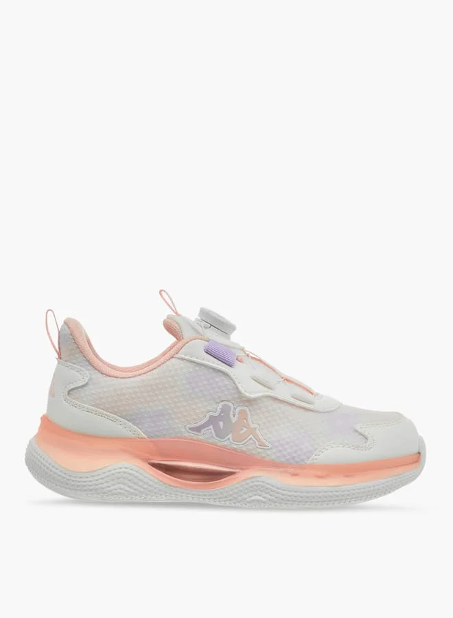Kappa Girls' Ombre Sports Shoes with Rotating Buckle Closure