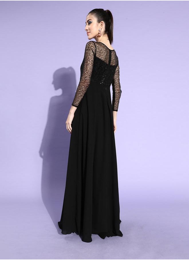 Miss Chase Lace Bodice Gown Dress  - Image 5