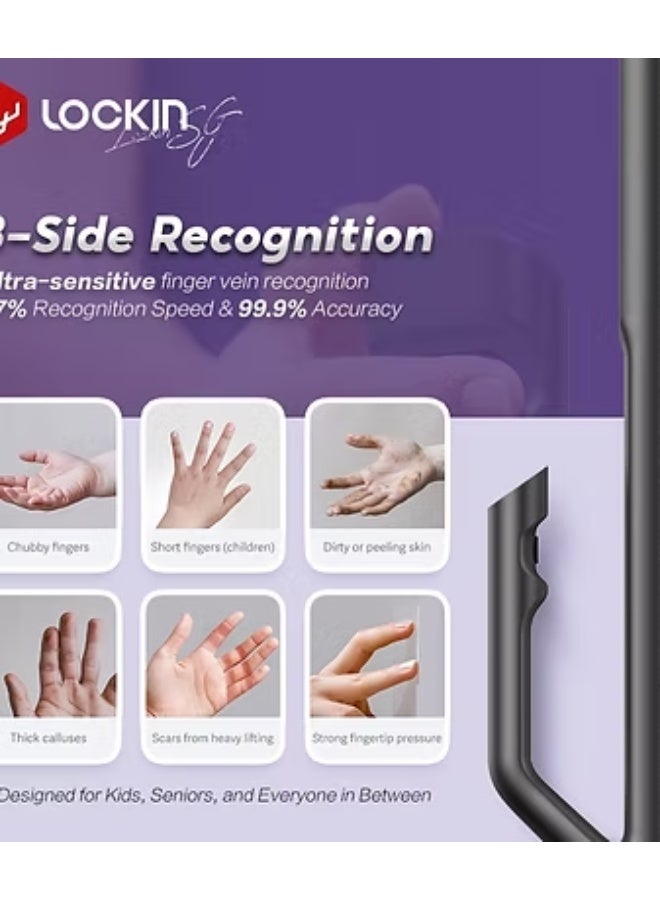 LOCKIN S5 Finger Vein Recognition Smart Lock - Image 3